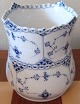 Blue Fluted Danish Porcelain half lace vase 627
